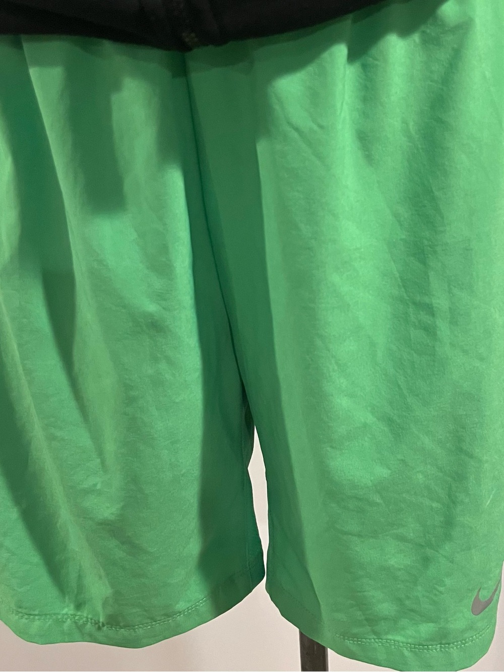 NIKE Men's Green Athletic RUN Shorts with COMPRESSION short Underlayer ORIG $88+